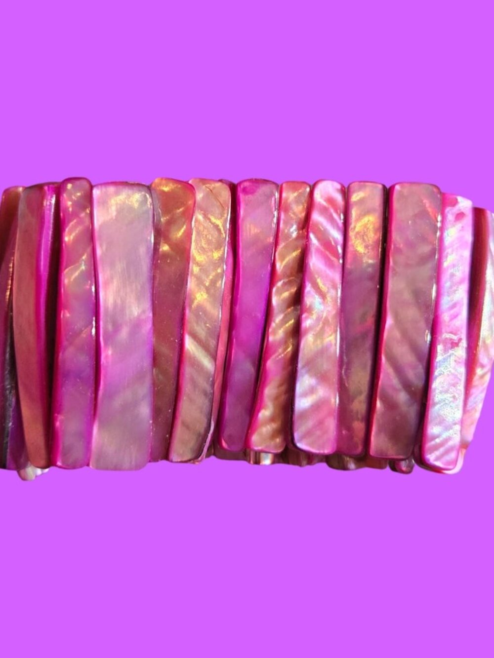 Pink Shell Bracelet~ Vintage